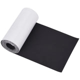 Self-Adhesive Nylon Cloth Repair Patches Rolls, Adhesive/Sew on Appliques, Costume Accessories, Black, 76x2~3mm, 2m/roll