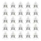 100PCS Tibetan Style Alloy Pendants, Lead Free & Cadmium Free, Spider, Antique Silver, 18.5x14x3mm, Hole: 2mm