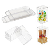 30Pcs Rectangle Transparent Plastic PVC Box Gift Packaging, Waterproof Folding Box, for Toys & Molds, Clear, Box: 5x5x10.1cm