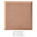 MDF Wood Boards, Ceramic Clay Drying Board, Ceramic Making Tools, Square, Tan, 19.9x19.9x1.5cm