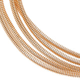 French Copper Wire Grimp Wire, Round Flexible Coil Wire, Metallic Thread for Embroidery and Jewelry Making, Long-Lasting Plated, Golden, 15 Gauge, 1.5mm, about 3.28 Feet(1m)/Strand