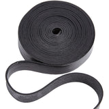 Flat Cowhide Leather Cord, for Jewelry Making, Mixed Color, 20.5x2mm