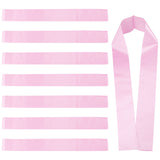 8Pcs Blank Satin Sashs, Shoulder Strap, for DIY Plain Pageant Sash, Party Decoration Accessories, Pearl Pink, 160x95x0.1mm
