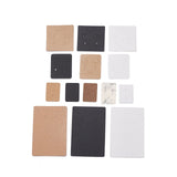 Cardboard Display Cards, Used For Necklace and Earring, Mixed Shapes, Mixed Color, 280pcs/set