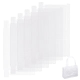 Plastic Mesh Canvas Sheets, for Embroidery, Yarn Craft, Knitting & Crochet Bag Frame, White, 41x25.5x0.2cm