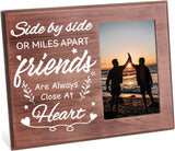MDF Wood Photo Frames, for Tabletop Display Photo Frame, Rectangle with Word, Word, 195x254x12mm