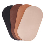 4Pcs 4 Colors Felt Bag Bottom Shaper, Oval, Mixed Color, 25x12x0.5cm, 1pc/color