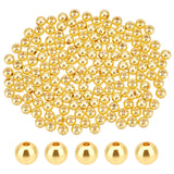 Brass Beads, Long-Lasting Plated, Rondelle, Golden, 5x4mm, Hole: 1.5mm, 200pcs/box