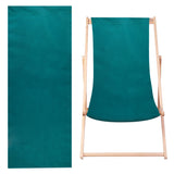 Oxford Cloth Chair Replacement, for Director Chair, Makeup Chair Seat and Back, Sea Green, 1154x430x0.5~1mm, Inner Diameter: 52mm