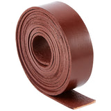 2M Flat Leather Cord, for Jewelry Making, Coconut Brown, 25x2mm, about 2.19 Yards(2m)/pc