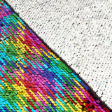 Polyester Sequin Fabric, for Clothing Accessories, Colorful, 145x50x0.05cm
