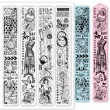 Custom PVC Plastic Clear Stamps, for DIY Scrapbooking, Photo Album Decorative, Cards Making, Mixed Shapes, 160x110x3mm