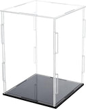 Acrylic Display Box, for Model Toy Display, Clear, 11x11x0.2cm