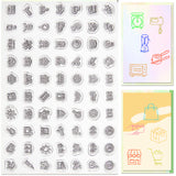 Daily Theme Transparent Silicone Stamps Set, for DIY Scrapbooking, Sports, 110x160x2.5mm