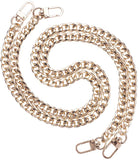 Bag Strap Chains, Iron Curb Link Chains, with Swivel Lobster Claw Clasps, Golden, 60x0.95cm