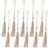 100Pcs Polyester Tassel Big Pendant Decorations, PapayaWhip, 80~90x6~7mm