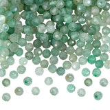 2 Strands Natural Green Aventurine Beads Strands, Faceted, Round, 3~3.5x2~3.5mm, Hole: 0.2mm, about 120~189pcs/strand, 16.2~16.4 inch(41.3~41.7cm)