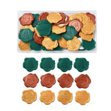 60Pcs 3 Colors Adhesive Wax Seal Stickers, Envelope Seal Decoration, for Craft Scrapbook DIY Gift, Mixed Color, 30mm, 20pcs/color