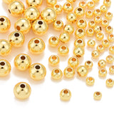 Brass Real 18K Gold Plated Solid Beads, Rondelle, Real 18K Gold Plated, 180pcs/box