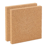 Cork Insulation Sheets, with Square, for Coaster, Wall Decoration, Party and DIY Crafts Supplies, BurlyWood, 15.05x15.05x1.53cm