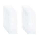 OPP Cellophane Bags, Rectangle, Clear, 25x10cm