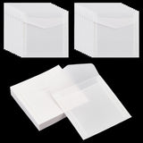 Translucence Paper Envelopes, Blank Envelope, Rectangle, White, 120x120x0.5mm