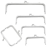 5Pcs Iron Purse Frame, for Bag Sewing Craft Tailor Sewer, Platinum, 8.5~18cm, 5pcs