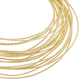 Textured Round Brass Spring Wire, Golden, 1mm