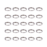 Stainless Steel Split Rings, Double Loops Jump Rings, Stainless Steel Color, 7x0.6mm, about 5.8mm inner diameter, 215pcs/20g