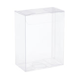 Transparent PVC Box, Candy Treat Gift Box, for Wedding Party Baby Shower Packing Box, Rectangle, Clear, 3.7x6.3x8.3cm