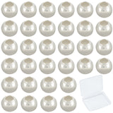 50Pcs 925 Sterling Silver Beads, Round, Silver, 3x2.5mm, Hole: 1mm