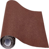 Polyester Felt Sticker, Self Adhesive Fabric, Rectangle, Coconut Brown, 40x0.1cm, 2m/roll