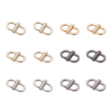 Adjustable Iron Buckles, for Chain Strap Bag Shorten, Shoulder Crossbody Bags Length Accessories, Mixed Color, 22x12.5x4.5mm, 2pcs/color, 12pcs/box