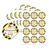 5 Sheets Round Dot PVC Waterproof Decorative Sticker Labels, Self Adhesive Car & Word Decals for Sealing Bag Decoration, Word, 232x175x0.2mm, Sticker: 50mm, 12pcs/sheet