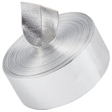 5M Flat Imitation Leather Cord, for Pillow Decor, Silver, 30x1mm, about 5.47 Yards(5m)/Roll