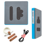 1Pc Earphone Cable Ties  Wood Cutting Dies, with Steel, for DIY Scrapbooking/Photo Album, Decorative Embossing DIY Paper Card, Leather Crafts Making, Mixed Shapes, 150x150x9mm