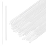 PP Plastic Boning for Bridal Dress Bustle, Crinoline Boning, WhiteSmoke, 200~270x6x1.3mm, 36pcs/style, 2 style, 72pcs/bag