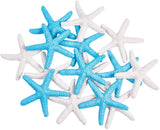 Resin Cabochons, Starfish, Mixed Color, 57x9.5mm, 8pcs/color, 16pcs/box