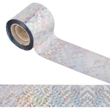 Holographic Reflective Tape, Bird Scare Tape Ribbon, Double Sided Repellent Tape for Scaring Birds Away, 48x0.1mm, about 50m/roll