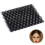 3M Polyester Mesh Tulle Fabric, for DIY Bride's Headdress and Veil, Black, 9-1/2 inch(240mm), about 3.28 Yards(3m)/Card
