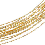 Copper Wire, Golden, 22 Gauge, 0.6mm, about 32.81 Feet(10m)/Bag