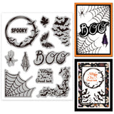 Rubber Clear Stamps, for Card Making Decoration DIY Scrapbooking, Bat, 22x18x0.8cm