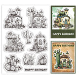 Cactus Summer Theme Clear Stamps
