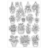 Potted Plant Clear Stamps