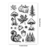 Custom Summer Theme PVC Plastic Clear Stamps, for DIY Scrapbooking, Photo Album Decorative, Cards Making, Mixed Shapes, 160x110mm