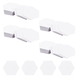 Paper Quilting Templates, English Paper Piecing, DIY Patchwork Sewing Crafts, Hexagon, White, 45x52x0.2mm, Unilateral Length: 26mm, 100pcs/bag