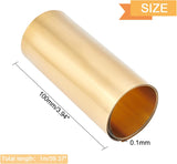 Copper Rolls, for Mechanical Cutting, Precision Machining, Mould Making, Gold, 10x0.01cm
