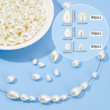 Eco-Friendly Glass Pearl Beads Strands, Teardrop, Mixed Color, 9x7mm, Hole: 1mm, 150pcs/box