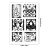 Custom PVC Plastic Clear Stamps, for DIY Scrapbooking, Photo Album Decorative, Cards Making, Mixed Shapes, 160x110x3mm