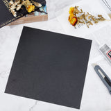 ABS Sheet, Single-Sided Matte, Mould Making, Rectangle, Black, 30x30x0.15cm